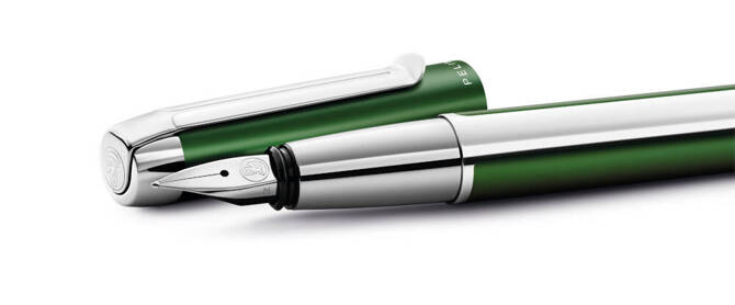 Pióro wieczne PURA P40 B Deep Green aluminiowe na prezent PELIKAN