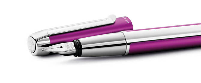 Pióro wieczne PURA P40 F Purple aluminiowe na prezent PELIKAN