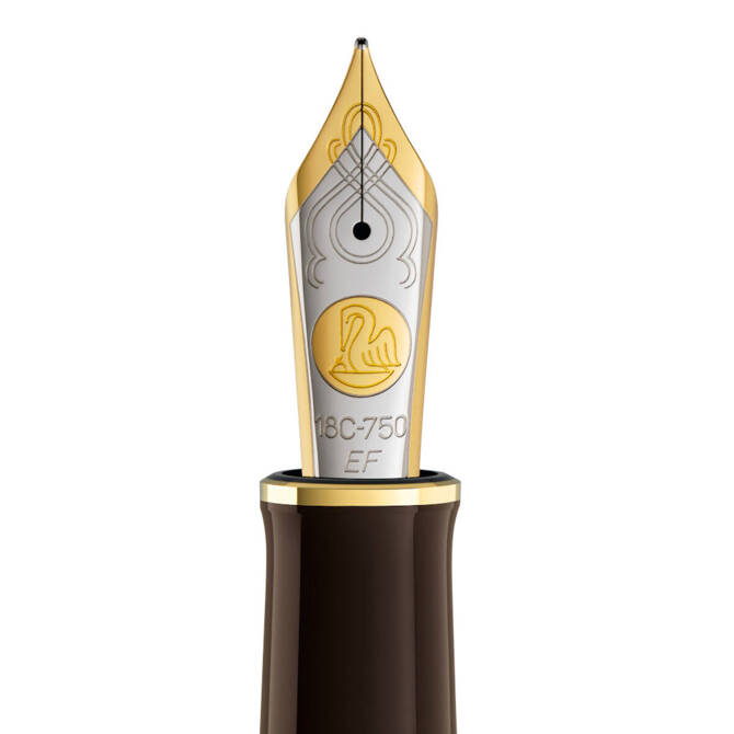 Pióro wieczne Souverän M1000 F Renaissance Brown na prezent premium PELIKAN