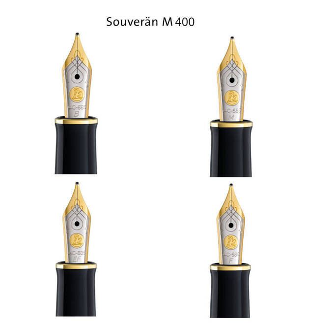 Pióro wieczne Souverän M400 F Black-Green na prezent premium PELIKAN