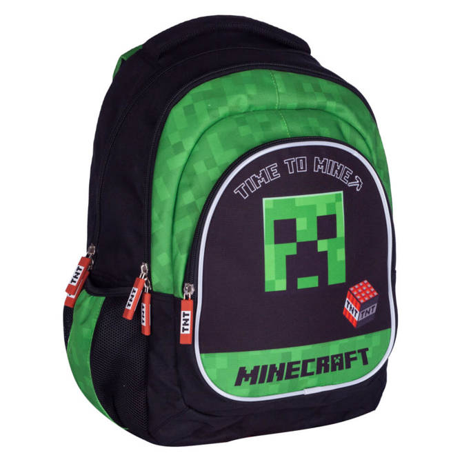 Plecak szkolny MINECRAFT Time to mine AB330 3komorowy 20l ASTRA