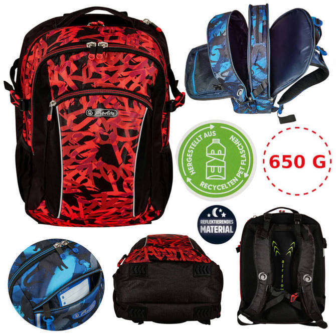 Plecak szkolny Ultimate Graffiti PET 24l HERLITZ