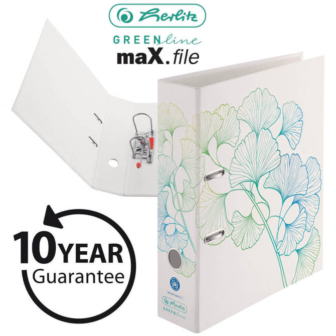 Segregator A4 8cm maX.file GreenLine HERLITZ 10szt