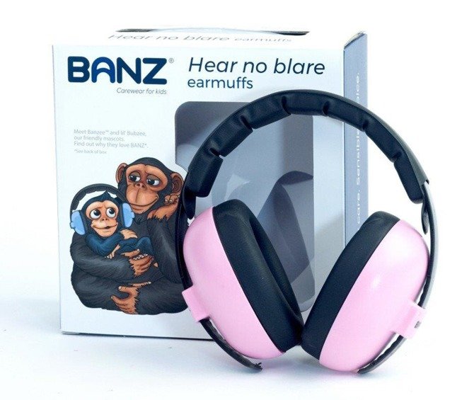 Słuchawki ochronne nauszniki dzieci do 3lat BANZ