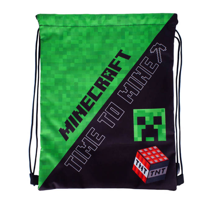 Worek plecak na buty obuwie kapcie Minecraft 33x44cm ASTRA