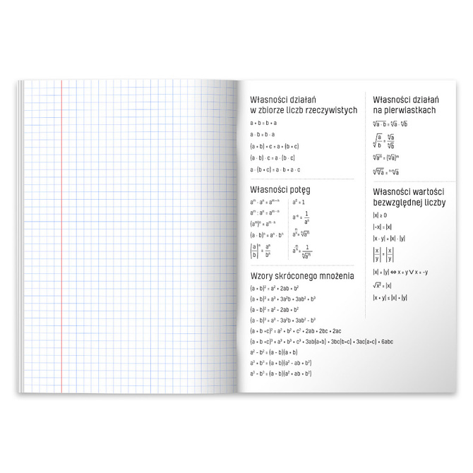 Zeszyt A5 60k kratka matematyka przedmiotowy soft touch HERLITZ