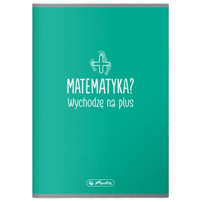 Zeszyt A5 60k kratka matematyka przedmiotowy soft touch HERLITZ