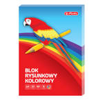 Blok rysunkowy kolorowy A4 20k 80g/m2 HERLITZ 10sz