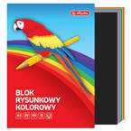 Blok rysunkowy kolorowy A4 20k 80g/m2 HERLITZ