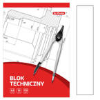 Blok techniczny A3 biały 10 kartek 170g/m2 HERLITZ