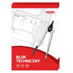 Blok techniczny A3 biały 10k 170g/m2 HERLITZ 10szt