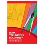 Blok techniczny kolorowy A3 10k 160g/m2 HERLITZ