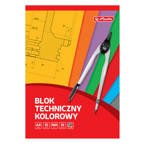 Blok techniczny kolorowy A4 10k 160g HERLITZ 10szt