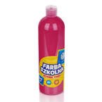 Farba plakatowa w butelce 500ml różowa ASTRA