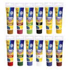 Farby plakatowe szkolne w tubach 12kol x30ml ASTRA