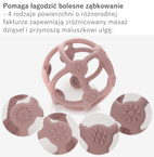 Gryzak ząbkowanie piłka sensoryczna BPA free REER