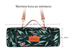 Koc mata piknikowy plażowy na biwak 200x150cm BANZ Banksia