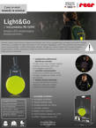 Lampka LED breloczek odblaskowy Light&Go REER