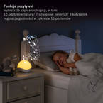 Lampka nocna LED aplikacja pozytywka timer REER