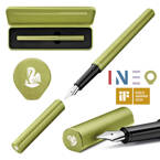 Pióro wieczne metalowe INEO P6 Green Oasis metalowe etui prezentowe PELIKAN