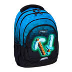 Plecak szkolny Minecraft Blue Pixel AB330 3 komorowy 20l ASTRABAG