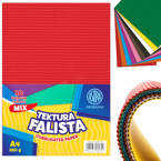 Tektura falista A4 dwuwarstwowa 10kolor 160g ASTRA