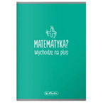 Zeszyt A5 60k kratka matematyka przedmiotowy soft touch HERLITZ